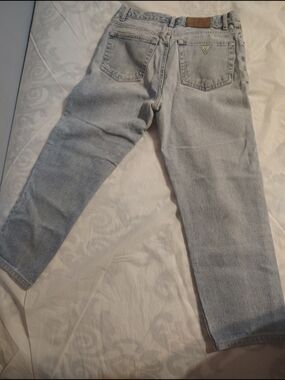 Guess Light Blue Straight Leg Jeans